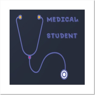 medical student t-shirt , Stethoscope T-Shirt Posters and Art